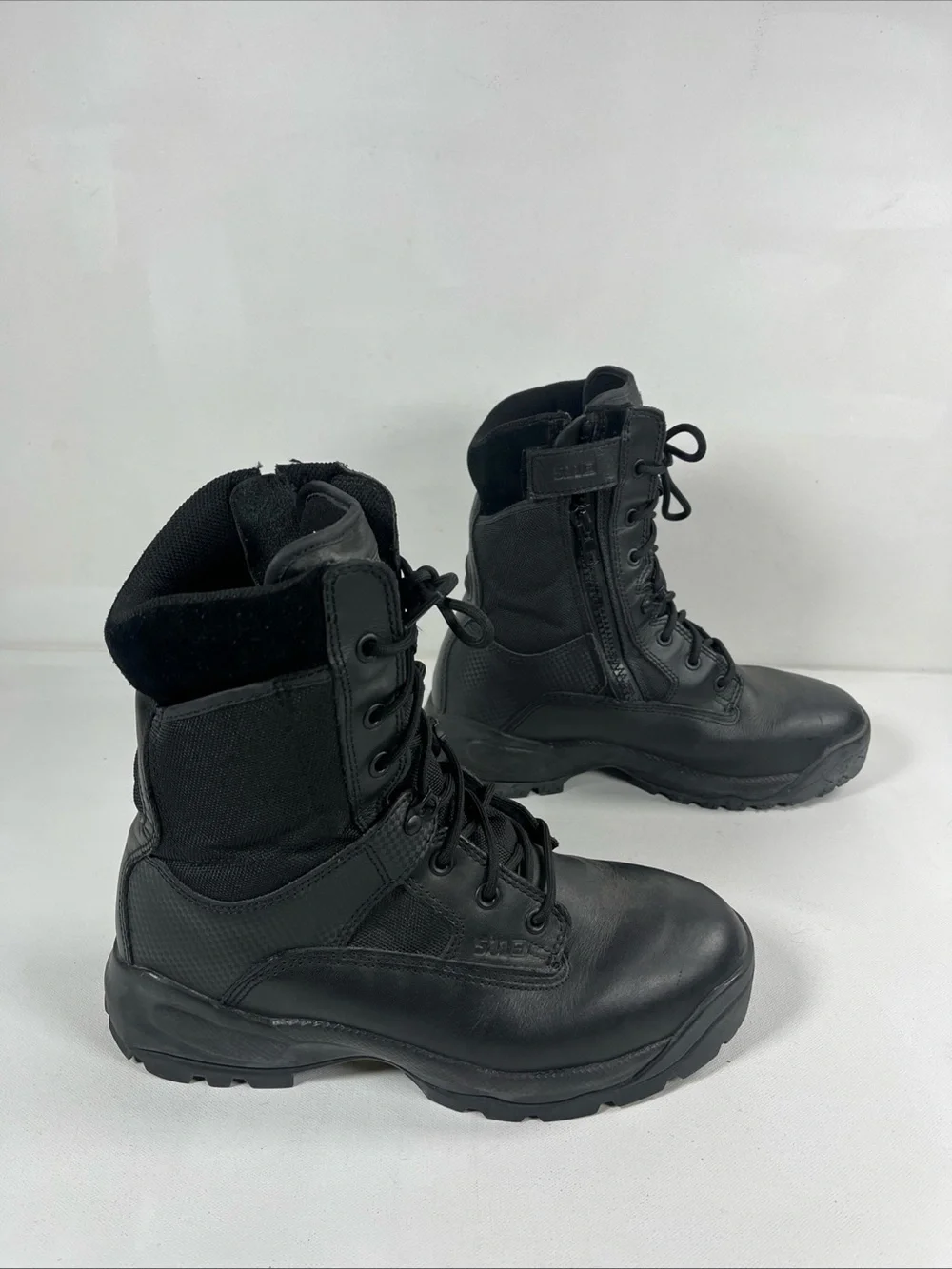 5.11 Tactical Mens ATAC 8” Side Zip Boots Black Combat Lace Up Men’s 11
